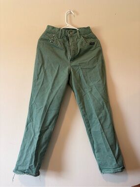 Rockies Men's Straight-Leg Jeans in Olive Green